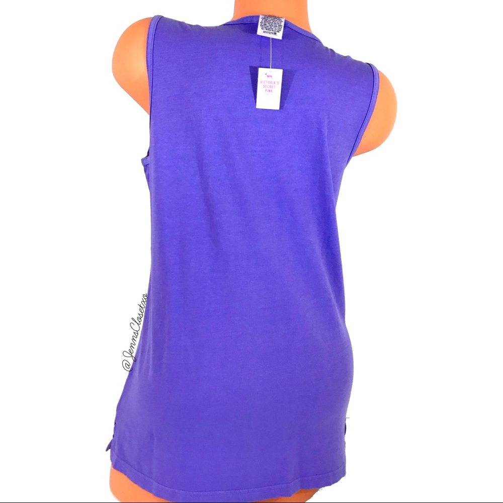 •Victoria’s Secret PINK• Retro Logo tank top - Picture 3 of 3